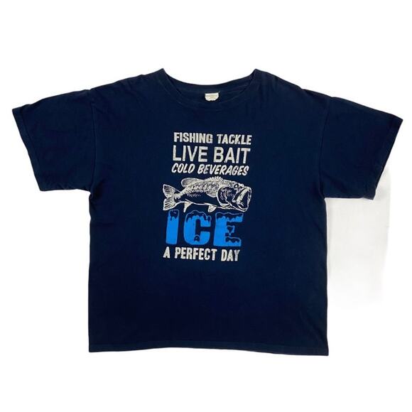 A Perfect Fishing Day T Shirt - Picture 1 of 3